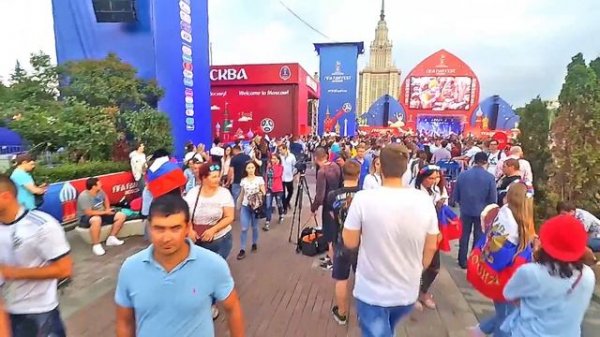 VLOG: Посетили #FIFAFanFest Moscow Фестиваль болельщиков FIFA 2018 в Москве.