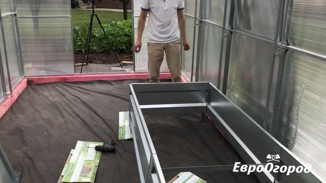 Сборка оцинкованных грядок в теплице 3х6 м смотреть онлайн