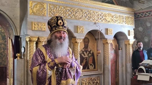 Проповедь митрополита Иоанна в Крестопоклонную неделю Великого поста в Троицком храме г. Йошкар-Олы смотреть онлайн