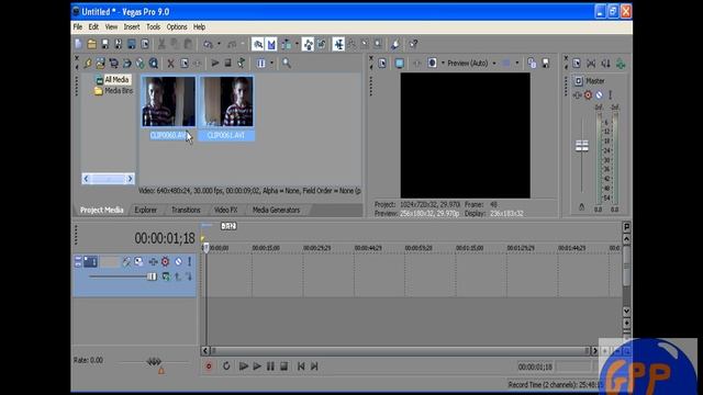 Sony Vegas Pro 9 Tutorial: 2 people in one vid смотреть онлайн