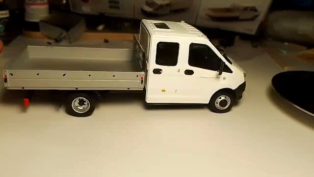 часть 4  Собрал наконец то красоту Газель Next масштабная модель 1:43