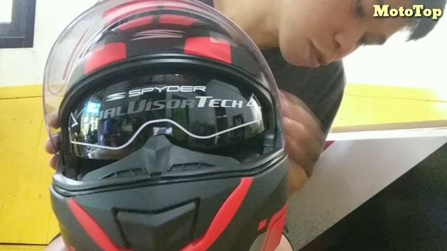 My First Helmet Review | Spyder Arrow | Modular Design | Dual Visor