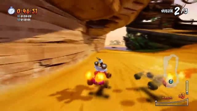 Crash Team Racing Nitro Fueled - Crash Cove Time Trial (1:19:51) смотреть онлайн