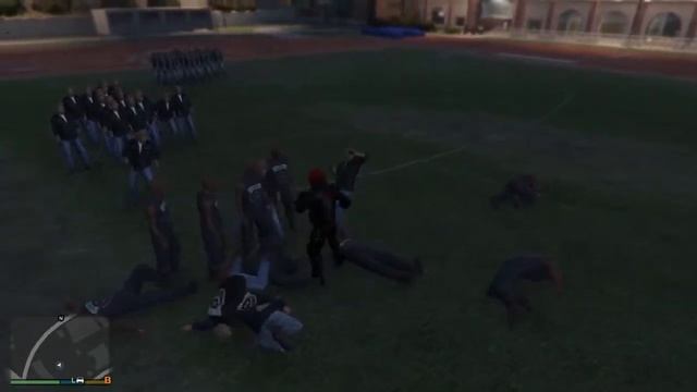 GTA 5 - Redhood, Melee Fight (Euphoria Ragdoll) смотреть онлайн