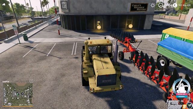 Farming Simulator 2019 ""Обзор мода кировец 701"" смотреть онлайн