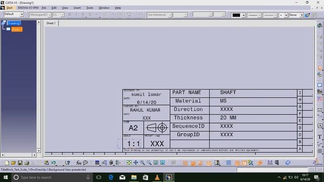 CATIA V5 DRAFTING 🎥VIDEO смотреть онлайн
