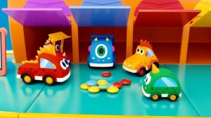 Сборник песенок  Развивающие мультики для детей Машинки Мокас