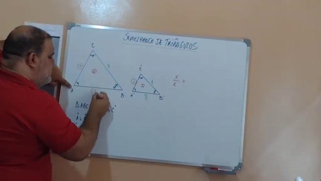Aula Teorema De Tales E Semelhança De Triângulos. Professor Jairo