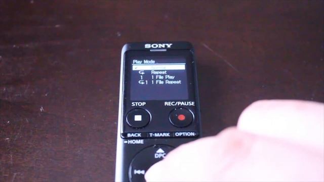 The Sony ICD UX570 : How To Adjust Playback Settings смотреть онлайн