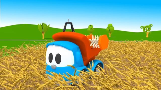 Грузовичок Лева собирает большие машинки - Сборник мультиков для детей смотреть онлайн