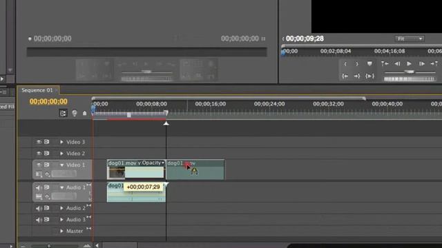 Unlinking audio and video Adobe Premiere Pro CS5 Video Tutorial смотреть онлайн