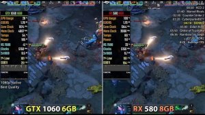 NVIDIA GeForce GTX 1060 vs AMD Radeon RX 580 | Тесты в 10 Играх