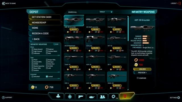 PlanetSide 2 UI Tutorial смотреть онлайн