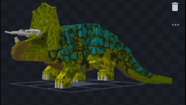 Triceratops model for Minecraft || showcase || JTR new dinosaur addon || read description. смотреть онлайн