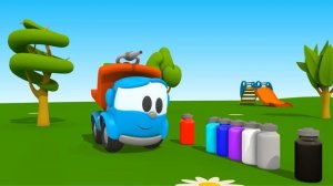 Грузовичок Лева учит цвета - Развивающие мультики для малышей