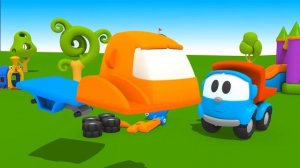 Развивающий мультфильм для детей - Малыш Грузовичок Лева и Капу