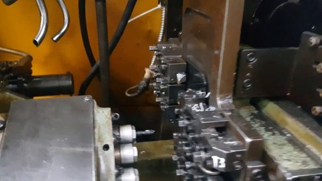 Привязка инструмента на токарном автомате ЛА155 на чпу cnc2mill1000 смотреть онлайн