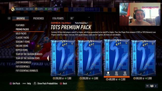 6000 FIFA POINTS FOR ULTIMATE TOTS!! 👀👀 | itz_papo смотреть онлайн