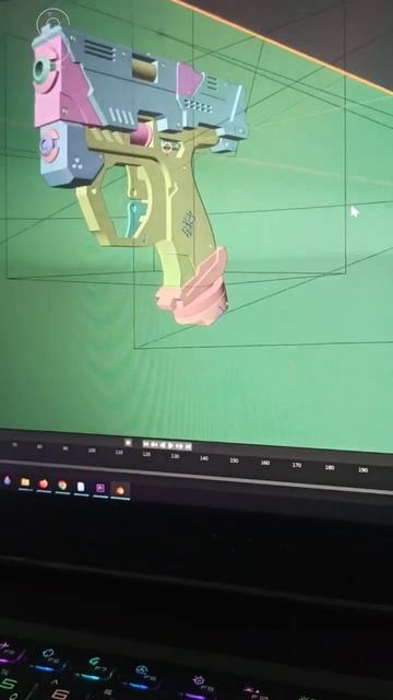 WEAPON game gun 2 3d blender смотреть онлайн