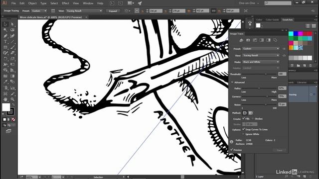 Lesson 16 - Tracing a Pixel-Based Image смотреть онлайн