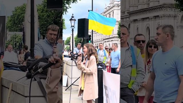 «Тому що я Україна» NK. Лондон. 3.07.2022. Мітинг на підтримку України 🇺🇦💛💙 смотреть онлайн