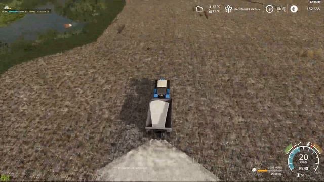 FS 19|Колхоз Рассвет|#3|Кидаем известь смотреть онлайн