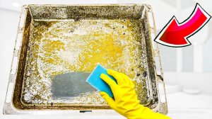 Отмыл духовку от нагара за 10 минут! Духовка и противень как новые! 💥 Как отмыть духовку от нагара