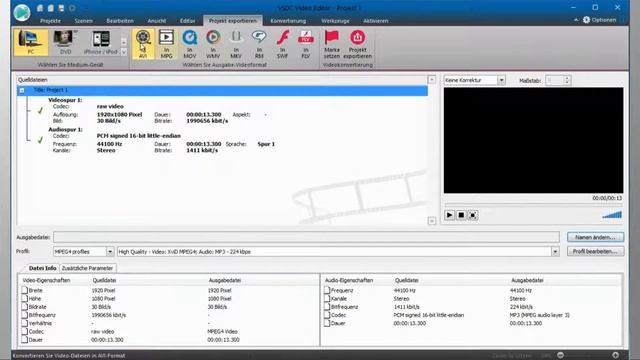 VSDC Free Video Editor Tutorial [Deutsch] - Speichern & Exportieren | CestMoi5000 смотреть онлайн