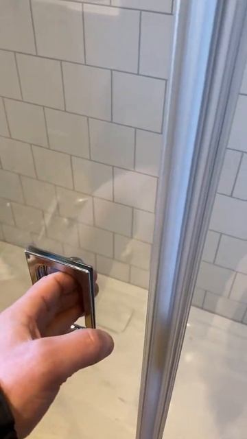 Magnetic Door Handle In The Shower