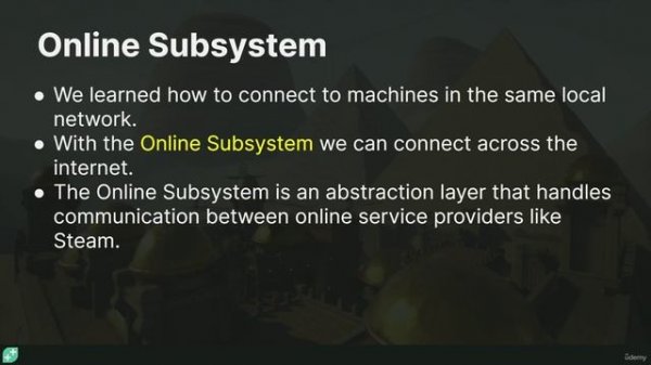 24_Online Subsystem_2. Online Subsystem Intro