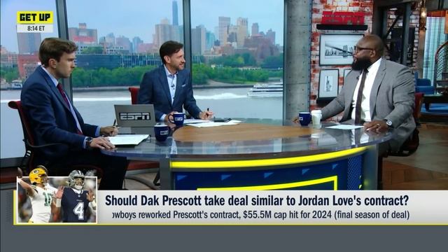Jerry Jones Dodges Prescott-Love Comparisons 👀 + Are Dolphins Super Bowl Contenders?! | Get Up