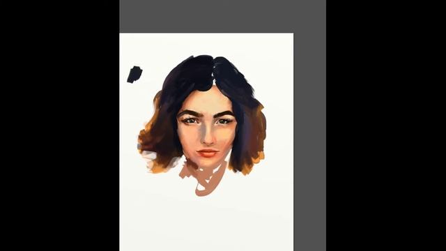 Портрет девушки (ArtRage4) смотреть онлайн