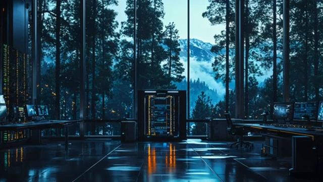 💿💀ALONE_ Secret Data Center 11 _ Calm Sci-Fi Ambience смотреть онлайн