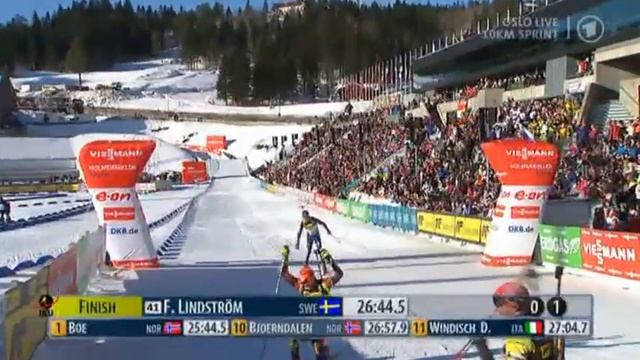 DEU \ 2012-2013 IBU World Cup Biathlon 7 Holmenkollen 2 Sprint Men (4 of 6) смотреть онлайн