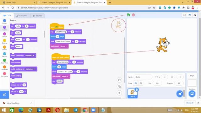 ICT Grade 6 - Programming Class :Scratch--Lesson 01 смотреть онлайн