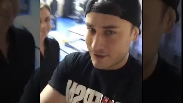 Совместная тренировка с Максимом Седых в тренажерном зале. смотреть онлайн