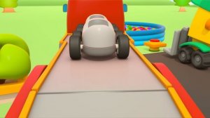 Грузовичок Лева раскрашивает машинки - Мультики Магазин Грузика