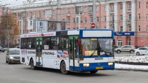 Автобус Mercedes-Benz O405 (АО 780 22). Покатушки по Барнаулу.