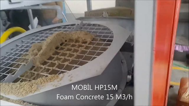 HP 15M Foam concrete machine смотреть онлайн