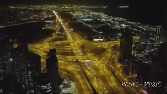 Релакс - музыка // Огни ночных дорог / Ускоренная съемка. смотреть онлайн