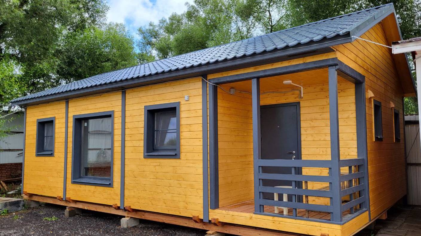 Дачный модульный дом 6х9.2м на выставке в Москве смотреть онлайн