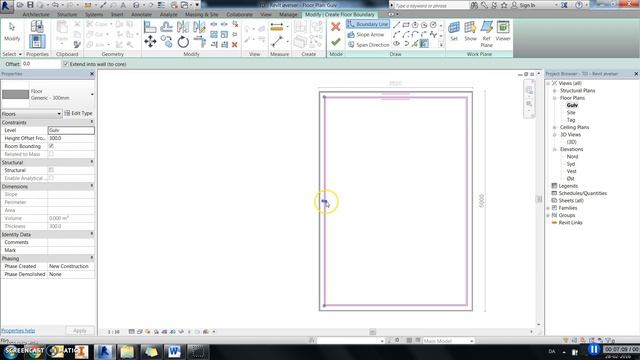 Revit 2014 2015 video 7 - Opgave skur, 3D visning, flytning af væg (dansk) смотреть онлайн