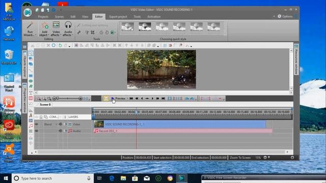 SOUND RECORDING IN VSDC VIDEO EDITOR |  MALAYALAM