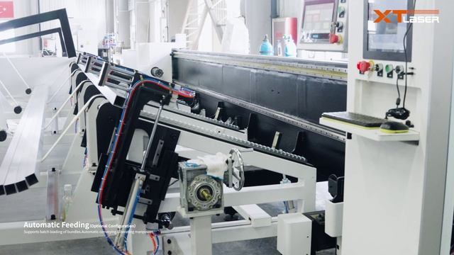 TK1206 new tube cutting machine + XTLASER смотреть онлайн