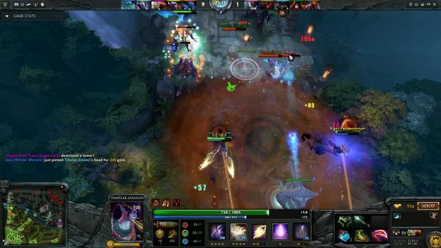 Waga Best Templar Assassin Flawless Mechanics - Divine Rapier - DOTA 2 - Full Game смотреть онлайн
