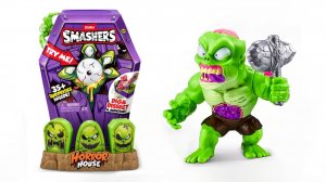 Большой набор зомби 🧟⚰️ от Zuru Smashers Horror House! Зелёный паук! 🎑
