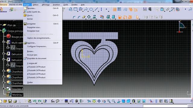 CATIA V5 tutorial #14 - HOW TO CREATE 3D TEXT смотреть онлайн