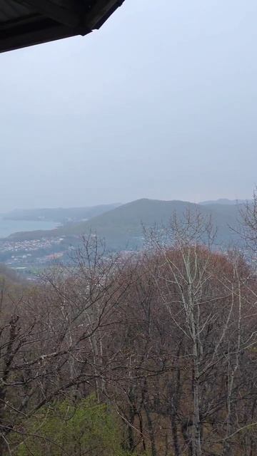 смотровая площадка над Агоем чёрное море леса холмы весна смотреть онлайн