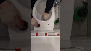 Grossman GR-4451S, монтаж чаши унитаза .