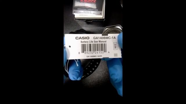 UNBOXING GSHOCK GA 140 BMC-1A смотреть онлайн